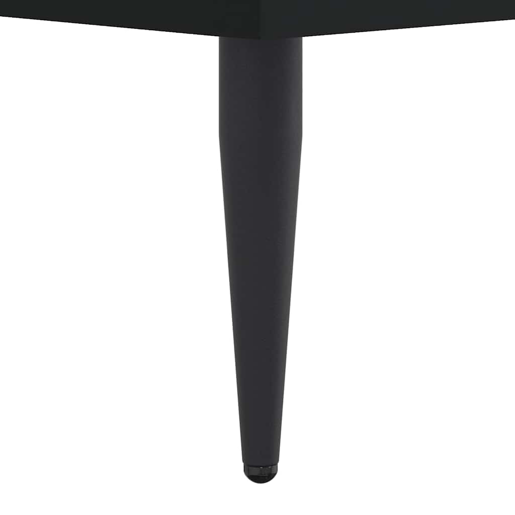 Shoe Cabinet Black 60 X 35 X 105 Cm Particleboard