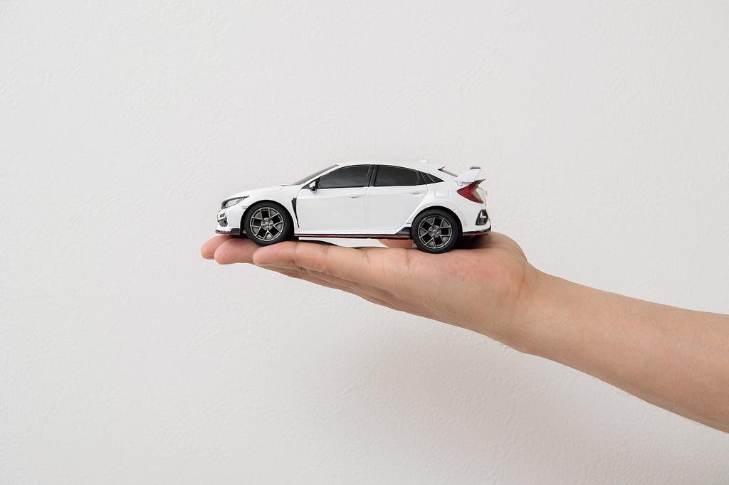 Jozen Light Drive Scale Radio Control Honda Civic Type R White 1/32 JRVC123-WH