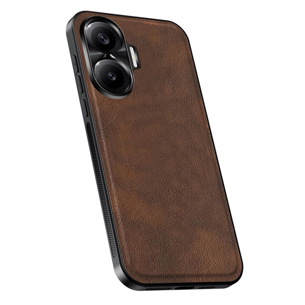 For Xiaomi Redmi Turbo 4 Pro 5G Case PU+TPU+PC Phone Back Cover with Metal Lens Frame