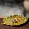 Ladybug Leaf Incense Seat, Incense Plate, Snail Indoor Sandalwood Stove Creative Antique Incense Seat Line Incense Stove
