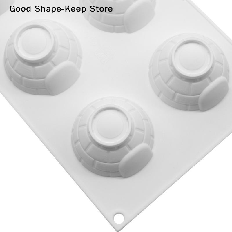 6 Cavity Igloo Silicone Cake Mold Mousses Ice Cream Mold Cake Pastry Tool Kitchen 6 consecutive snow house models, mousse models