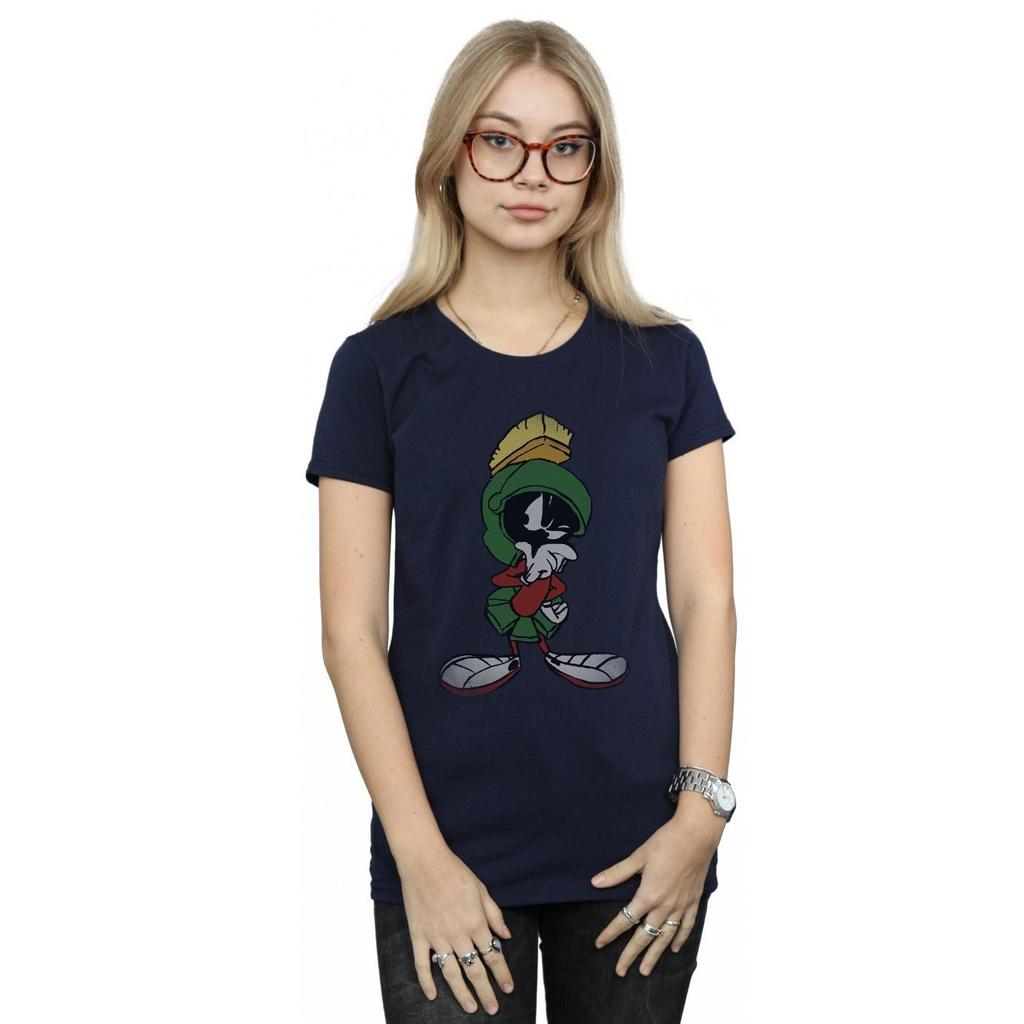 Looney Tunes Womens/Ladies Marvin The Martian Pose Cotton T-Shirt
