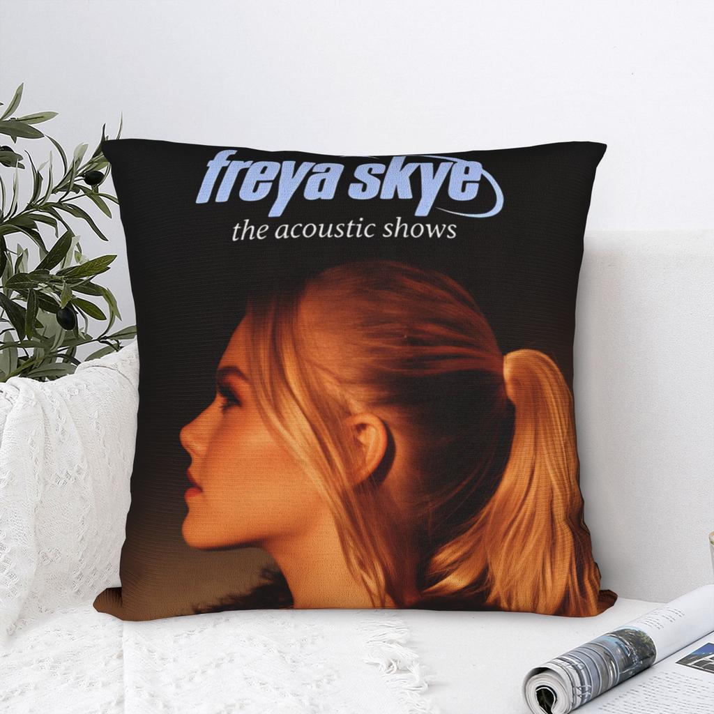 Freya Skye Cantora Britânica Atriz Capa de Almofada Quadrada Capa de Almofada Capa de Almofada Retrô Para Festa de Casamento Decoração de Casa