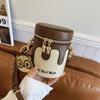 Bags Cartoon Small Bag 2025 New Japanese Cute Girl Foreign Style Versatile Single Shoulder Messenger Cylinder Bag