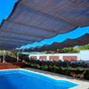 Telescopic Sun Shade Net Pergola Balcony Terrace Sun Canopy Swimming Pool Retractable Wave Sunshade Sail With Installation Kit