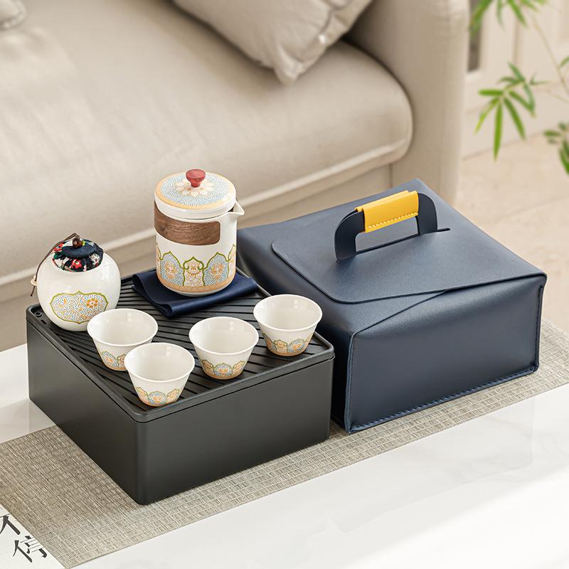 Corporate New Year Gift: Custom Logo Tea Set for Clients and Employees