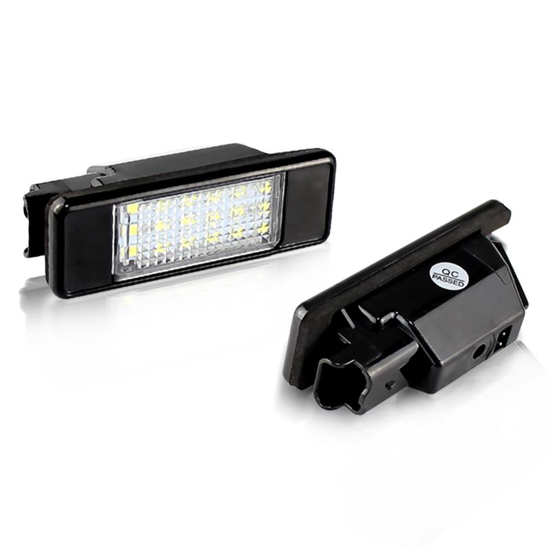 2PCS Car LED License Number Plate Light For Citroen Berlingo Estate Van 1996-2007 C2 3D Hatchback 2003-2009 C5 II 2001-2007