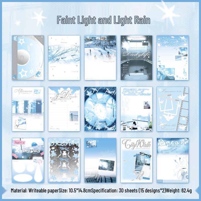 Korean Ins Style DIY Journal Background Paper Pack