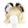 Faux Furs Animal Ear Headdress for Cosplay Anime Parties Adjustable Shape Headwear