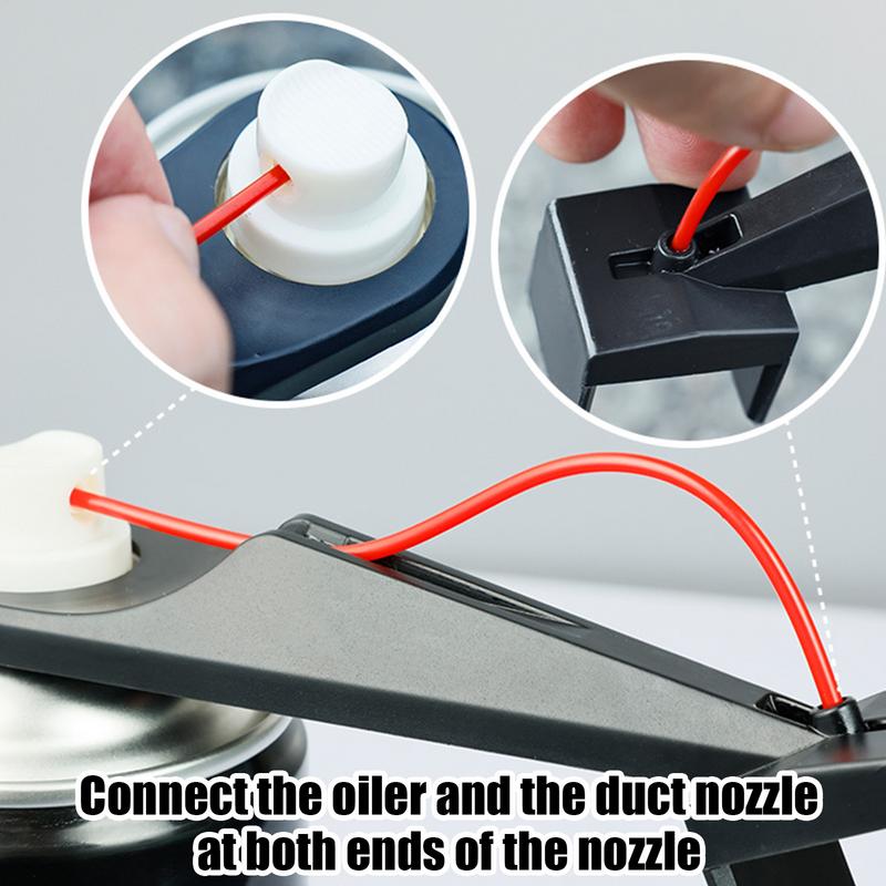 Motorcycle Chain Lube Applicator Chain Wax Chain Cleaner Attachment Motorcycle Chain Oiler Spray Gear