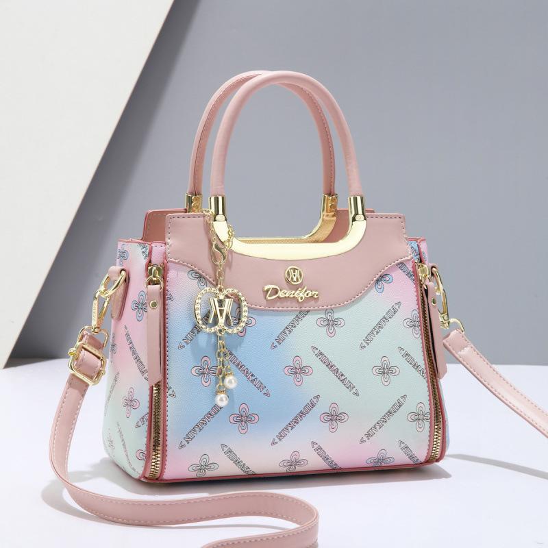 Bag women s new printed fashion versatile women s bag simple large capacity shoulder crossbody handbag