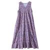 Sleeveless Plus Size Cotton Vintage Floral New In Dresses for Women Casual Loose Long Summer Dress