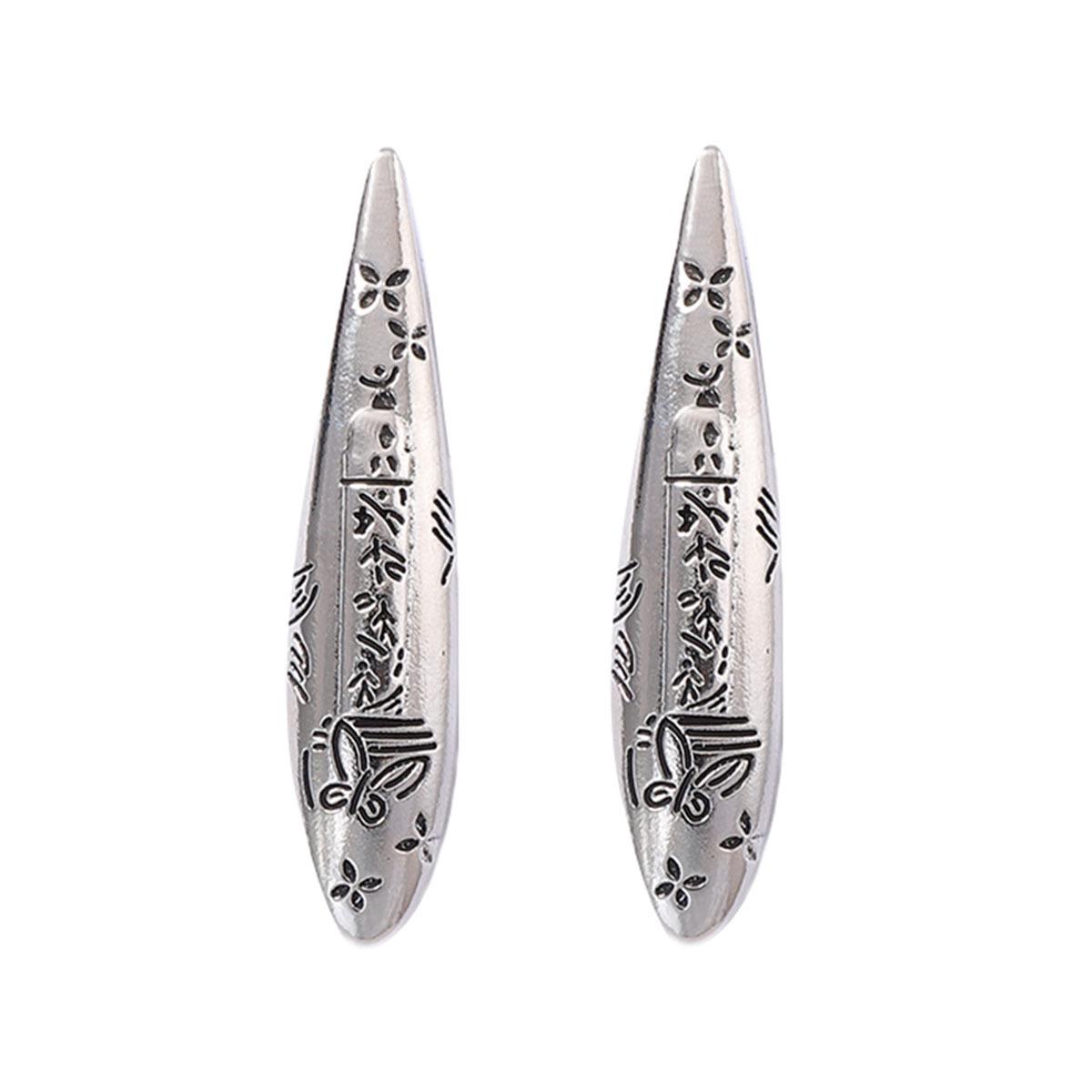 DIGADAGU Alloy Water Drop Geometric Dangle Earrings New Minimalist Vintage Earrings Party Zircon Accessories медный