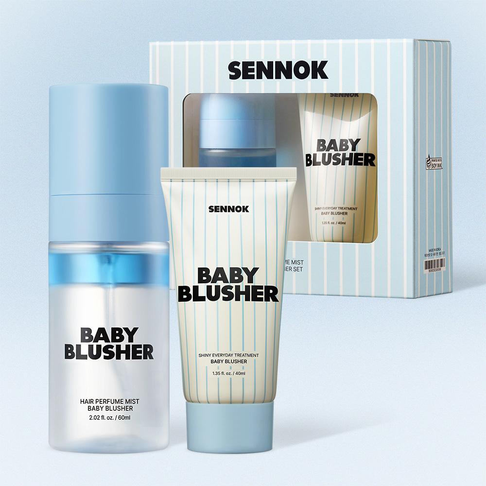 SENNOK Hair Perfume Mist 60ml (2 Types) Single Item/Planning (Baby Blusher Plan/Sleeping Rose)