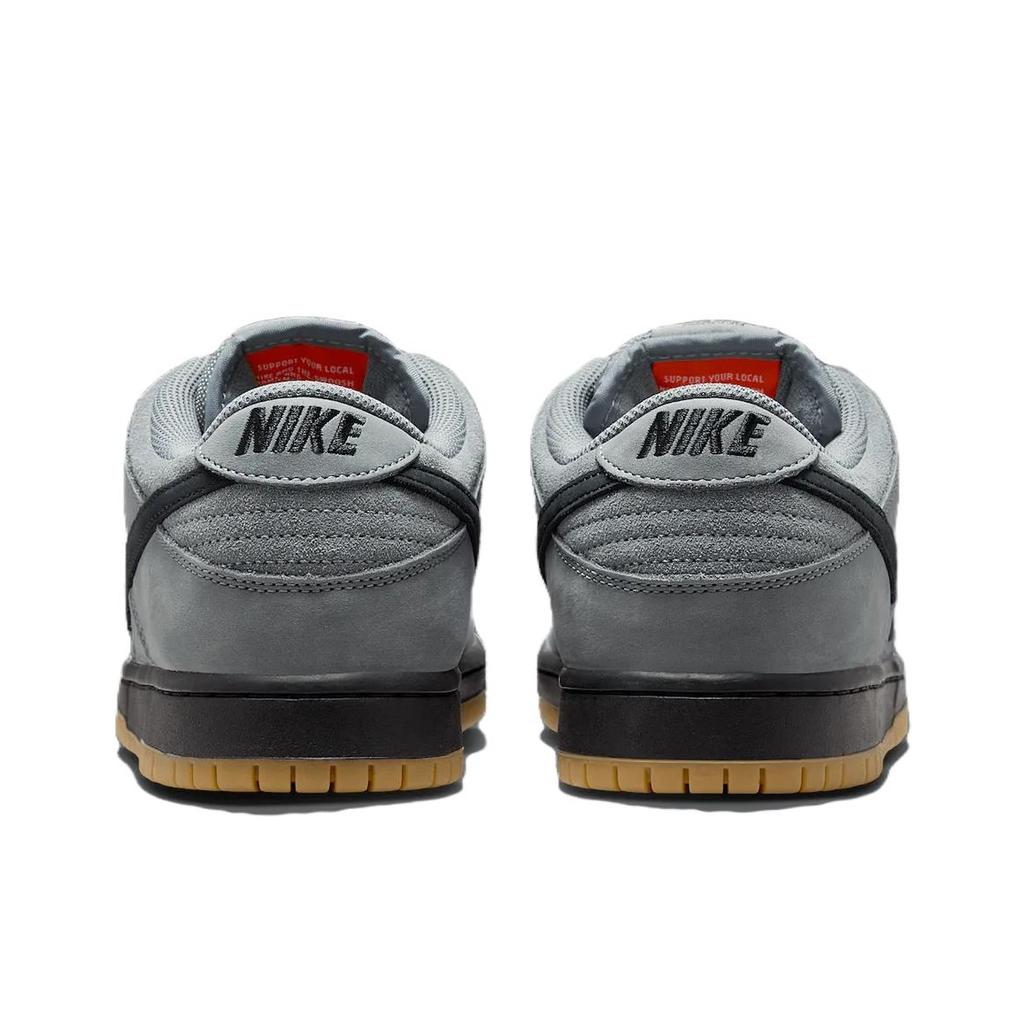 Nike Dunk Low Pro SB Cool Grey Herren-Sneakers Schwarz Dunkelgrau Gummi-Hellbraun FJ1674-002