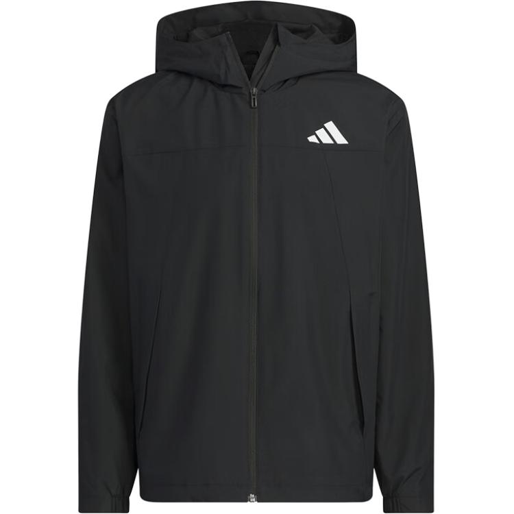 

Adidas SS25 Fashion Versatile Hooded Jacket Unisex Jacket Black KA9309 3XL