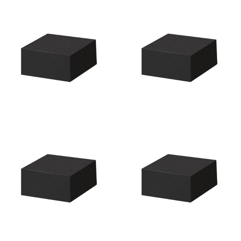 4Pcs Adhesive Back Sponge Height Increasing Vibration Damper Pad Enhancing Viewing Angles And Cooling For Home Theaters