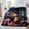 Michael Jackson Theme Printed Blanket - Perfect for Couch, Bed, Travel & Outdoor Use | Machine Washable, Cozy & Durable.