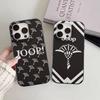 High End Fashion Brand J-Joops Logo For IPhone 16 15 11 12 13 14 17 Pro Max PLUS Pro Soft Corrugated Silicone Back Phone Case