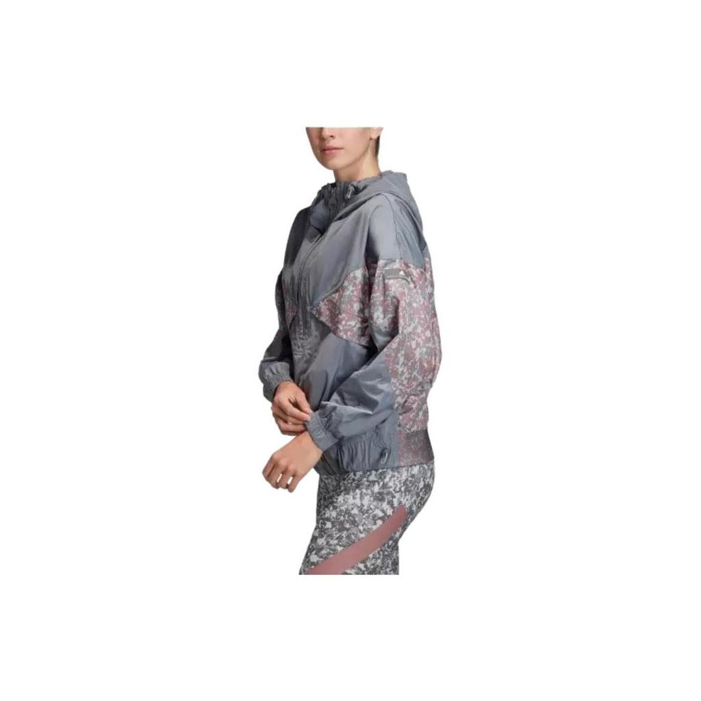 adidas X Collaboration Stella McCartney Veste à capuche décontractée confortable Veste Femme Grise FI7977