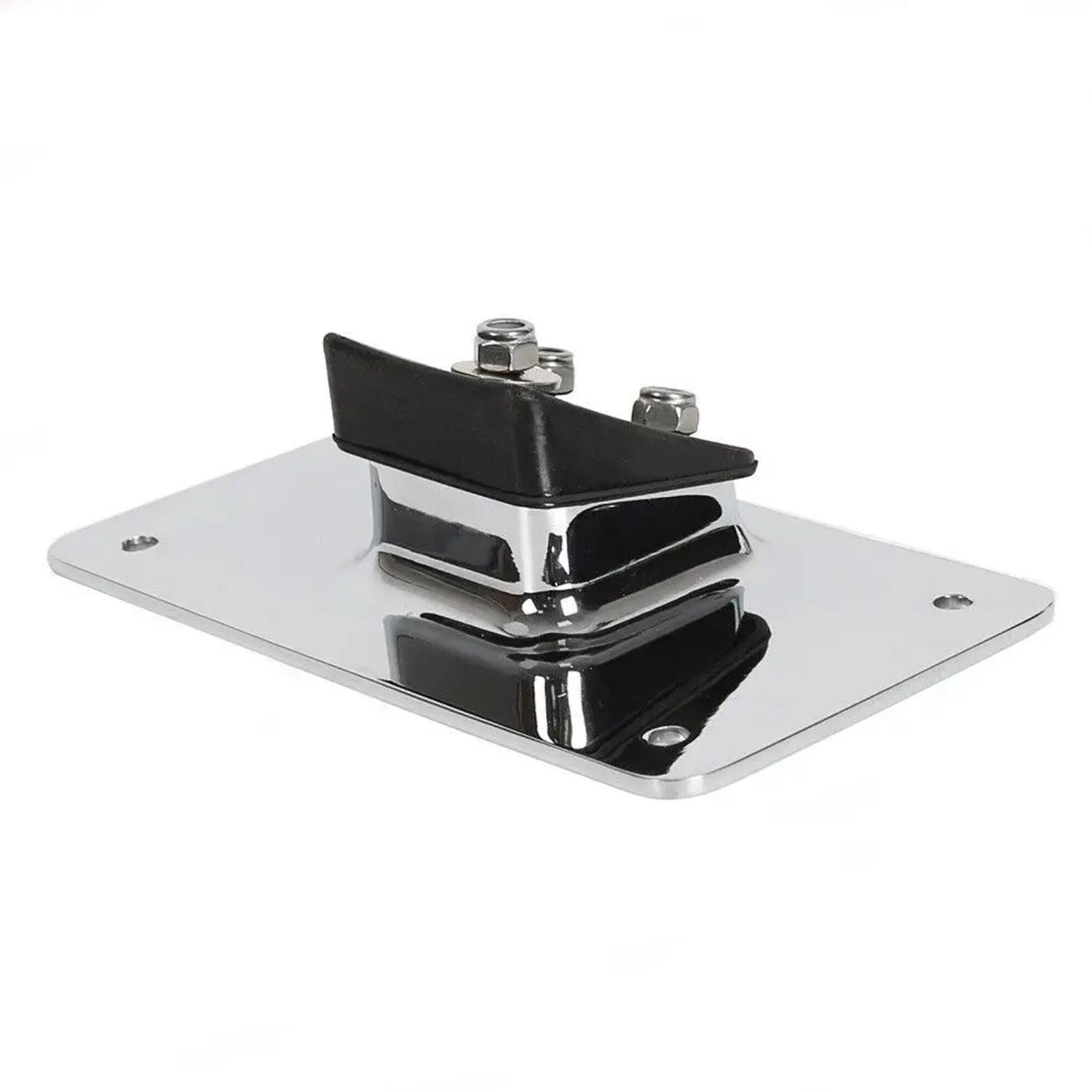 3 Hole License Plate Mount Holder Replacement Motorcycle Laydown License Plate Mount Bracket Kit for 883 1200 чёрный