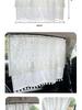 Sliding Rail Car Sunshade Curtain for Baby and Stroller Side Windows - Interior Sun Protection
