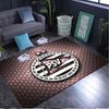 1 Stück Teppich Psv Eindhoven Wappen Teppich, Stuhl Teppich, Bereichsteppich für Büro Schlafzimmer Wohnzimmer Schlafzimmer, Fußmatte Dekoration Weihnachts-Fan-Geschenke