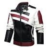 CHEST 5XL Retro Multi-pocket Zipper Leather Jacket Men's Lapel Jacket 2026 Slim Men's Soft Leather Jacket Stand Collar Tops
