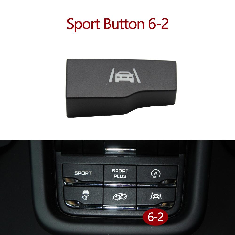 Car Front Console Drive Mode Suspension Sport Switch Console Traction Control Button For Porsche Cayenne 7P5 2010-2018 7P5927127