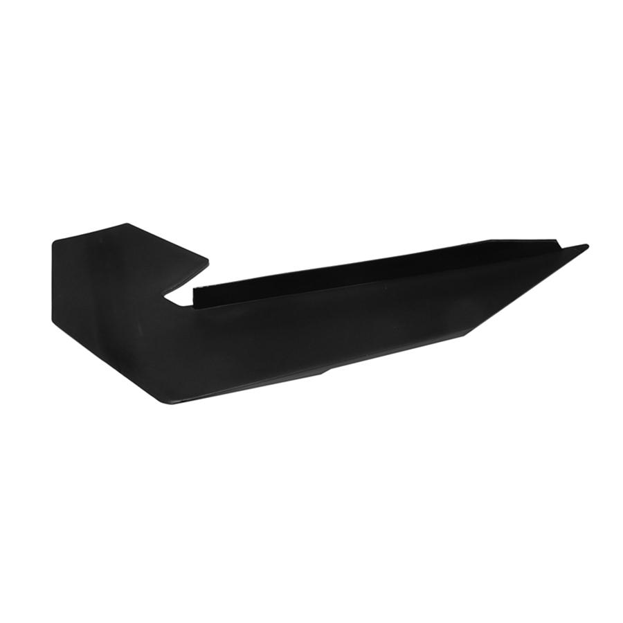 2Pcs Front Bumper Canards Splitter Fins Black For Honda Civic Type-R 2016-2021