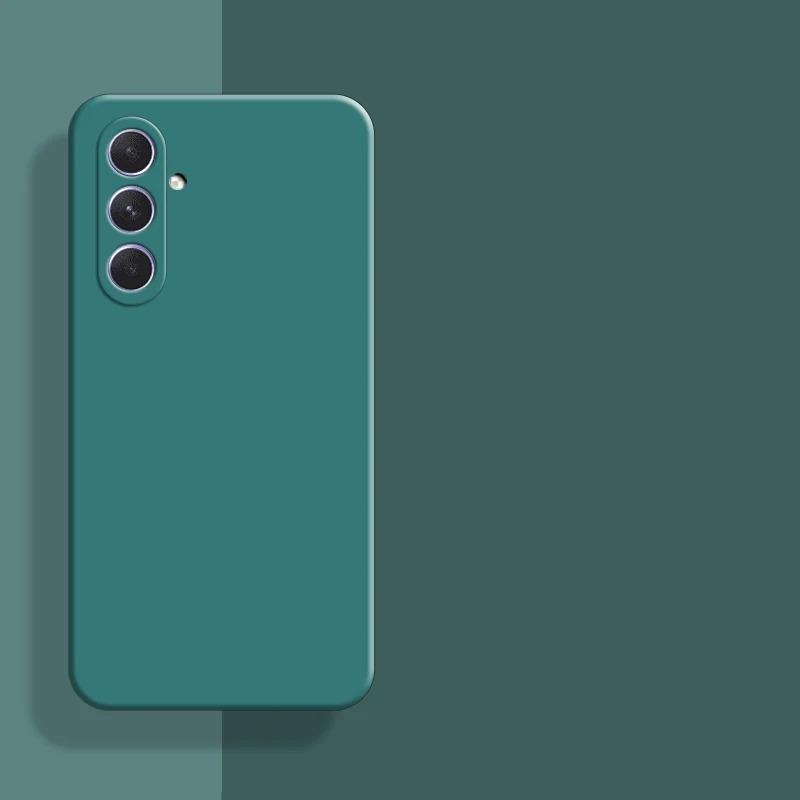 For Samsung Galaxy M55 C55 M53 M51 M35 M34 M33 M31S M31 M30S M23 M21 Case Original Liquid Silicone Shockproof Cover Phone Cases