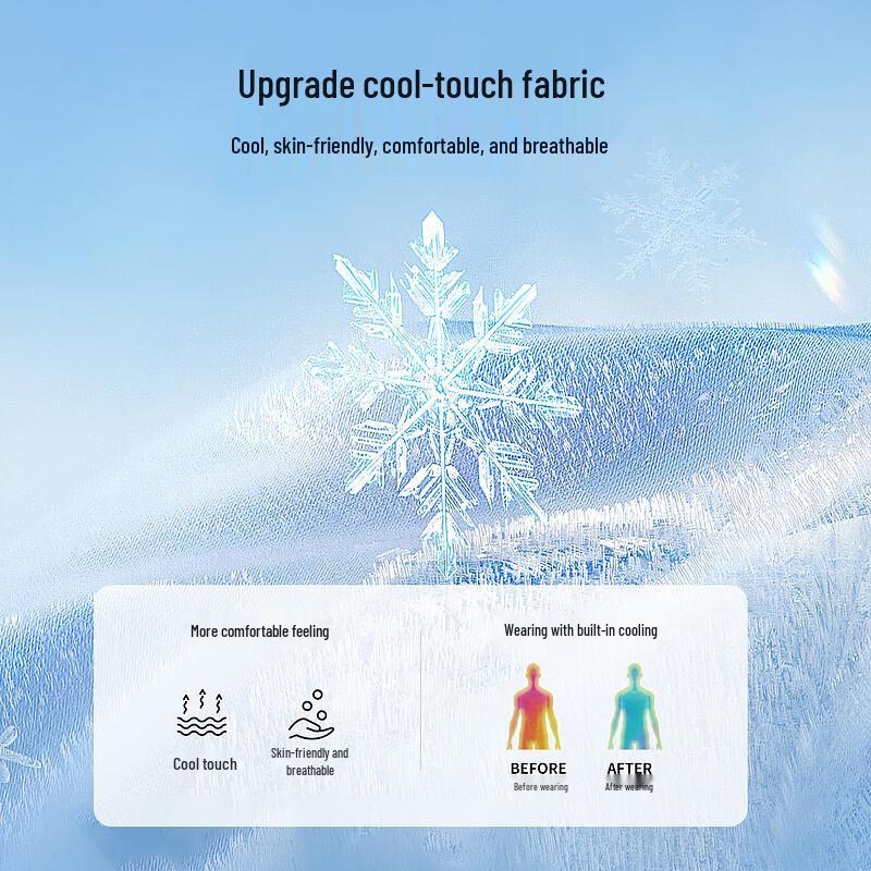 EMZ Erdos 2025 S/S Cooling Sun Protection Elastic Straight Leg Casual Pants