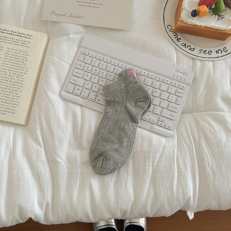 Cute Ballet Bow Mesh Socks (5 Pairs)