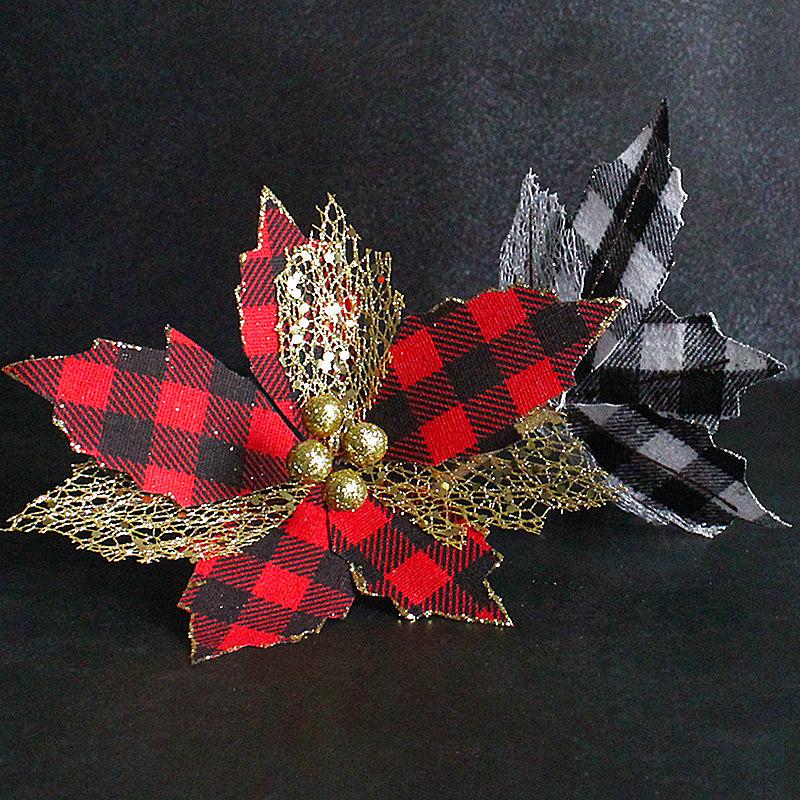 Christmas Wreath Accessorieschristmas Tree Cuttings, Decorative Flowers, Lattice, Gold Dust, Christmas Flowers, Photo Props