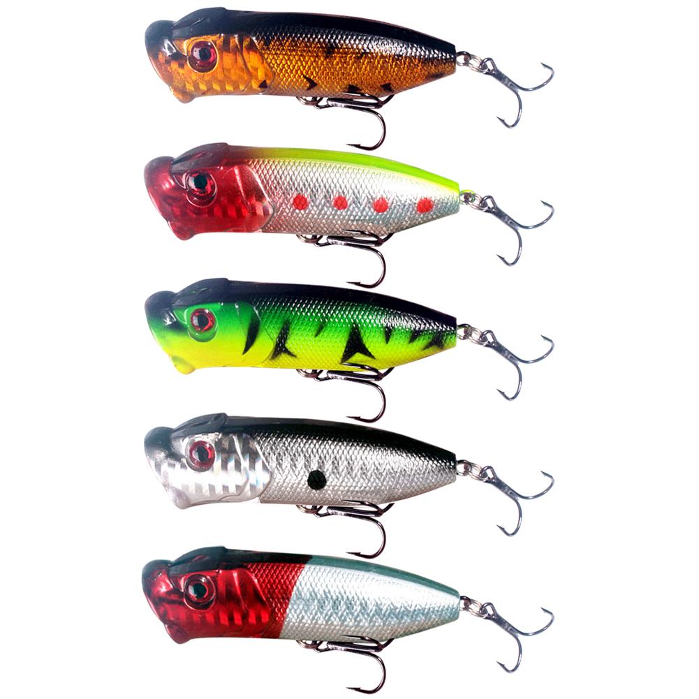 

Искусственная наживка для воблеров, 6,5 см, 11,8 г, рыболовные приманки, поппер с тройным крючком, пластиковые бионические снасти для пресноводной рыбалки