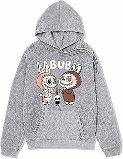 New Japanese Trend Cartoon Printed Hooded Sweater Men's and Women's Loose Autumn and Winter Casual Fashion Jacket Tide