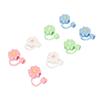 8Pcs Straw Covers Dustproof Decorative Portable Odorless Reusable Silicone Straw Toppers for Party Shopping Home