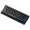 Eweadn Teclado Sem Fio F61 Com Fio Bluetooth Tri-modo Sensação Mecânica Silenciosa Para Jogos Portátil Teclado de Membrana de 61 Teclas