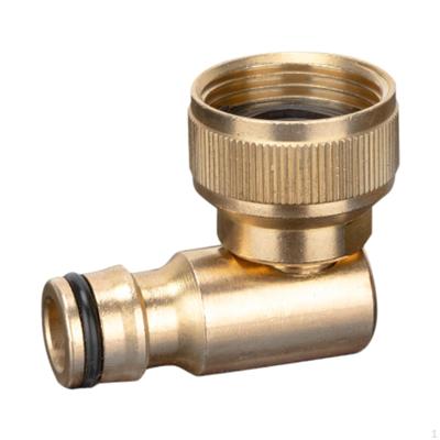 Connettore per Rubinetto per Tubo da Giardino Avvolgitubo Gomito Girevole Adattatore Facile da Installare Connessione Rapida per