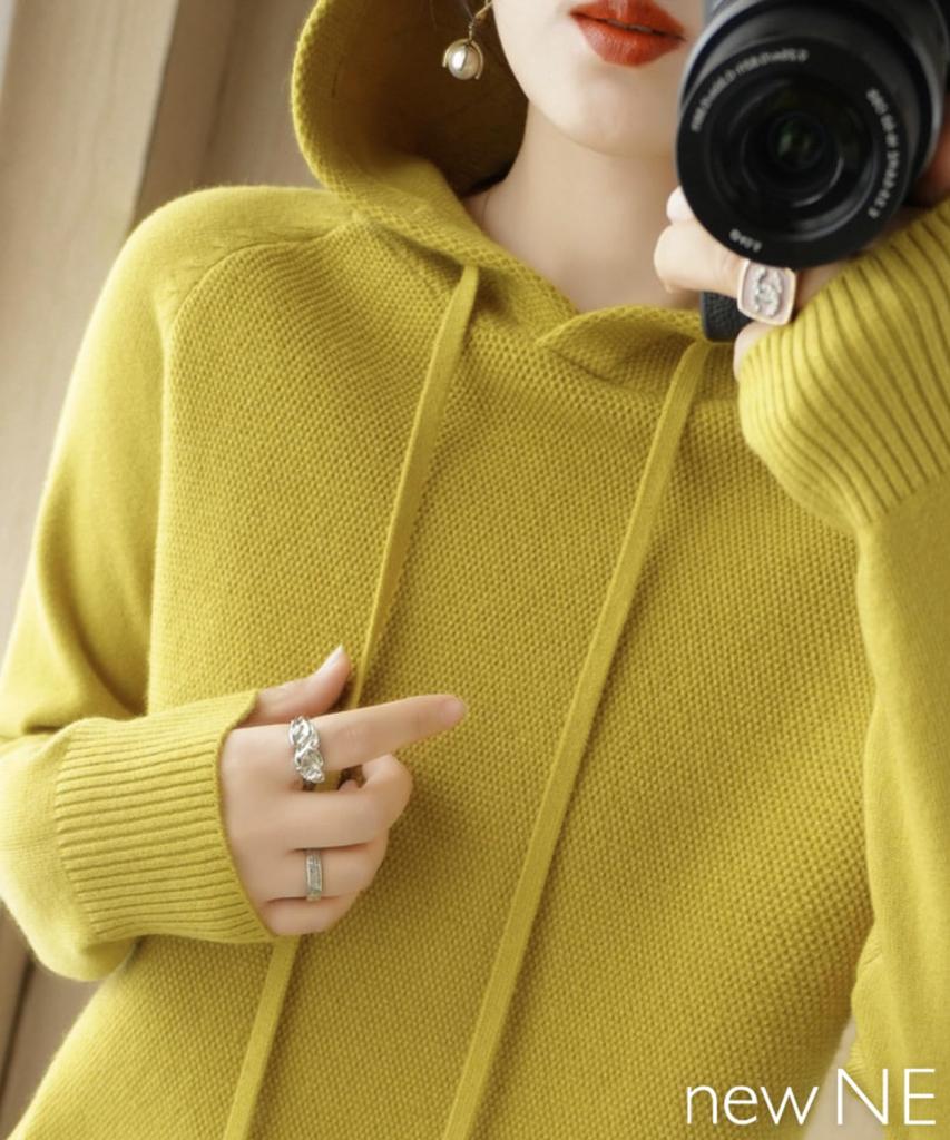 Newne Hooded Long Knit Perfect for Fall and Warm Fall and Winter Loose Full Just the Right Cold Weather Plus Sizes Loose Training Women's Hoodie,