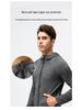 Men's Quick-Dry Long Sleeve Sports Hoodie for Running & Training - Autumn/Winter