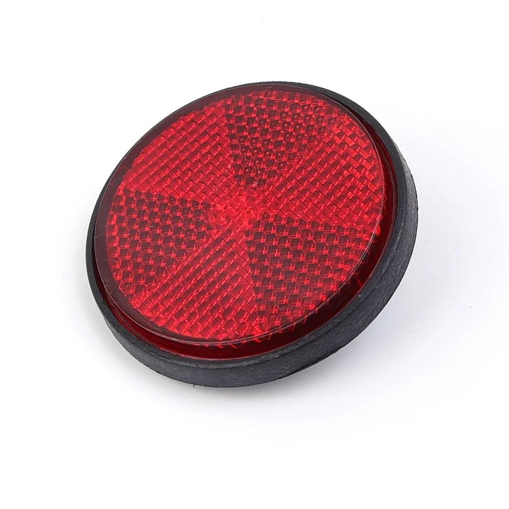 Reflector circular pentru motocicletă, vehicul electric, bicicletă, impermeabil, rezistent la praf, reflector de avertizare nocturnă, fixare cu șurub hexagonal de 6 mm
