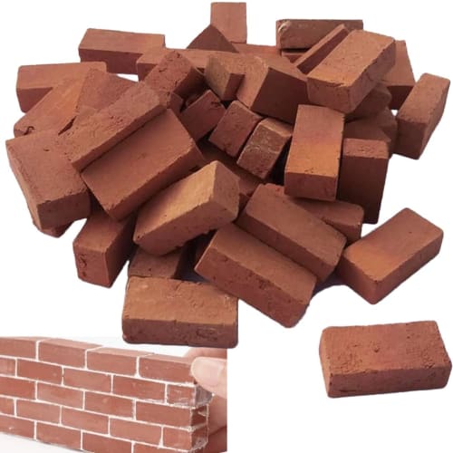 VICHE CATT Miniature Brick Diorama Kit, 1/35 Scale, 250 Pieces, Mini Bricks, Concrete Blocks, Scenery, Building Model (1/35)