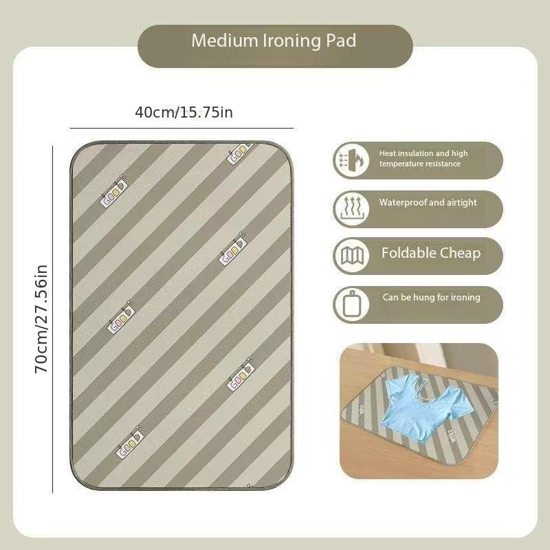 Portable Heat-Resistant Ironing Mat Six Layers Of Thickened Foldable Ironing Pad Space-Saving Design For Travels Ironing Blanket