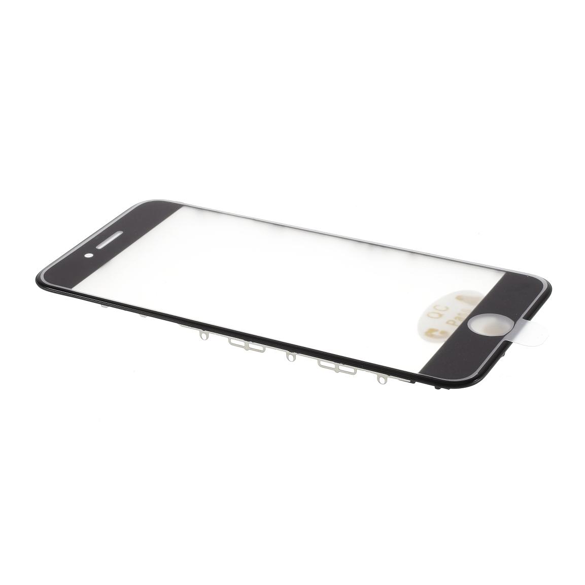 

Front Screen Glass Lens with Frame with OCA Adhesive Sticker (without Logo) for iPhone 8 4.7 inch Black
