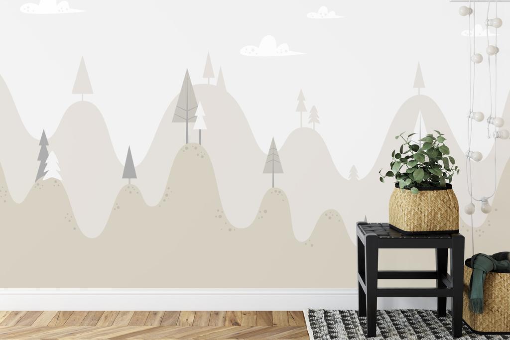Photomural Fairytale Hills Washable Fleece 450x300