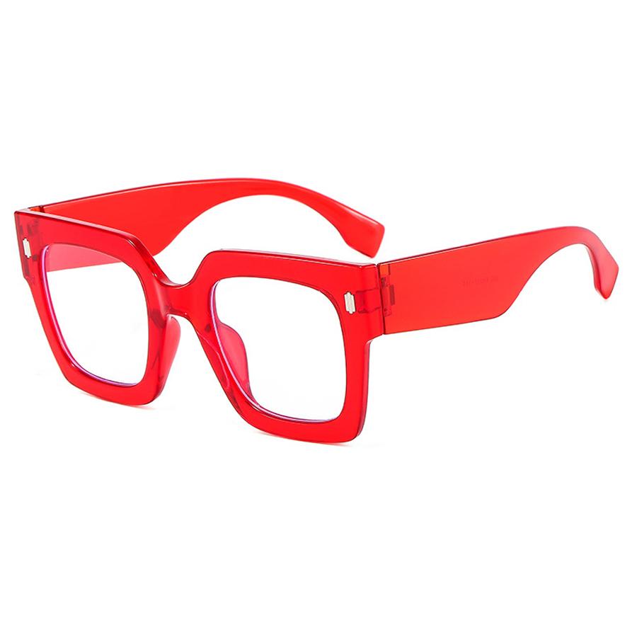 New Anti Blue Light Blocking Glasses Frames Women Retro Oversized Square Eyeglasses Men Gaming Computer Eyewear Optical Frame