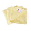 oruTa Imabari Hand Towel Set of 3, Natural, Made In Japan, Thin, Absorbent, Quick Drying, 100% Cotton, 30x31cm, Yellow