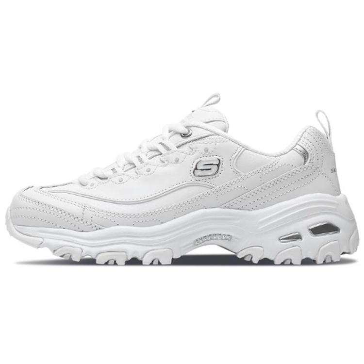 (WMNS) Skechers D LITES Daddy Shoes White Silver Women s 11931-WSL EU 36