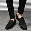 2022 Newest High Quality Men Casual Shoes Business Oxfords Shoes Men Loafers Moccasins Luxury Brand Men'S Shoes Retro Matte Cowhide